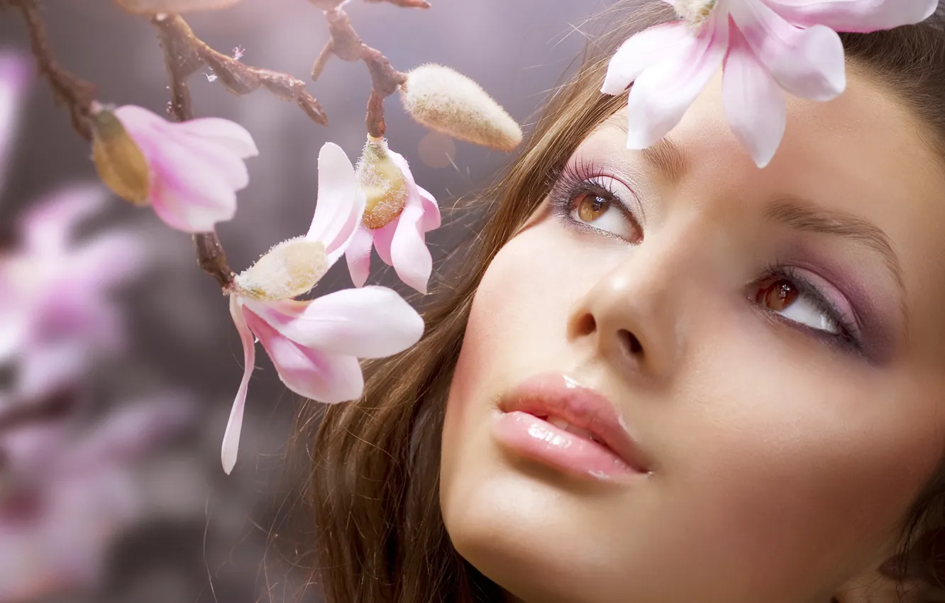 Photo wallpaper flowers, sweetheart, beauty, sponge, beautiful, spring mood