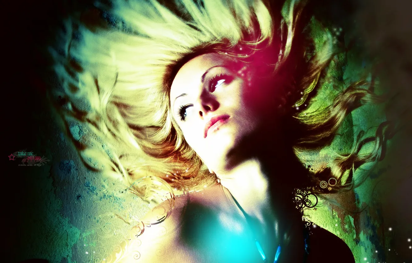 Photo wallpaper hair, color, treatment