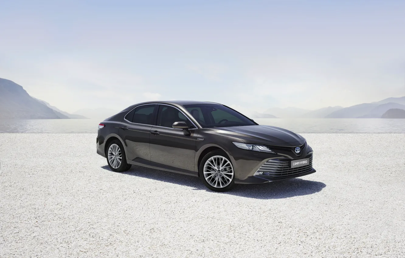 Photo wallpaper Toyota, sedan, Hybrid, hybrid, Camry, 2019