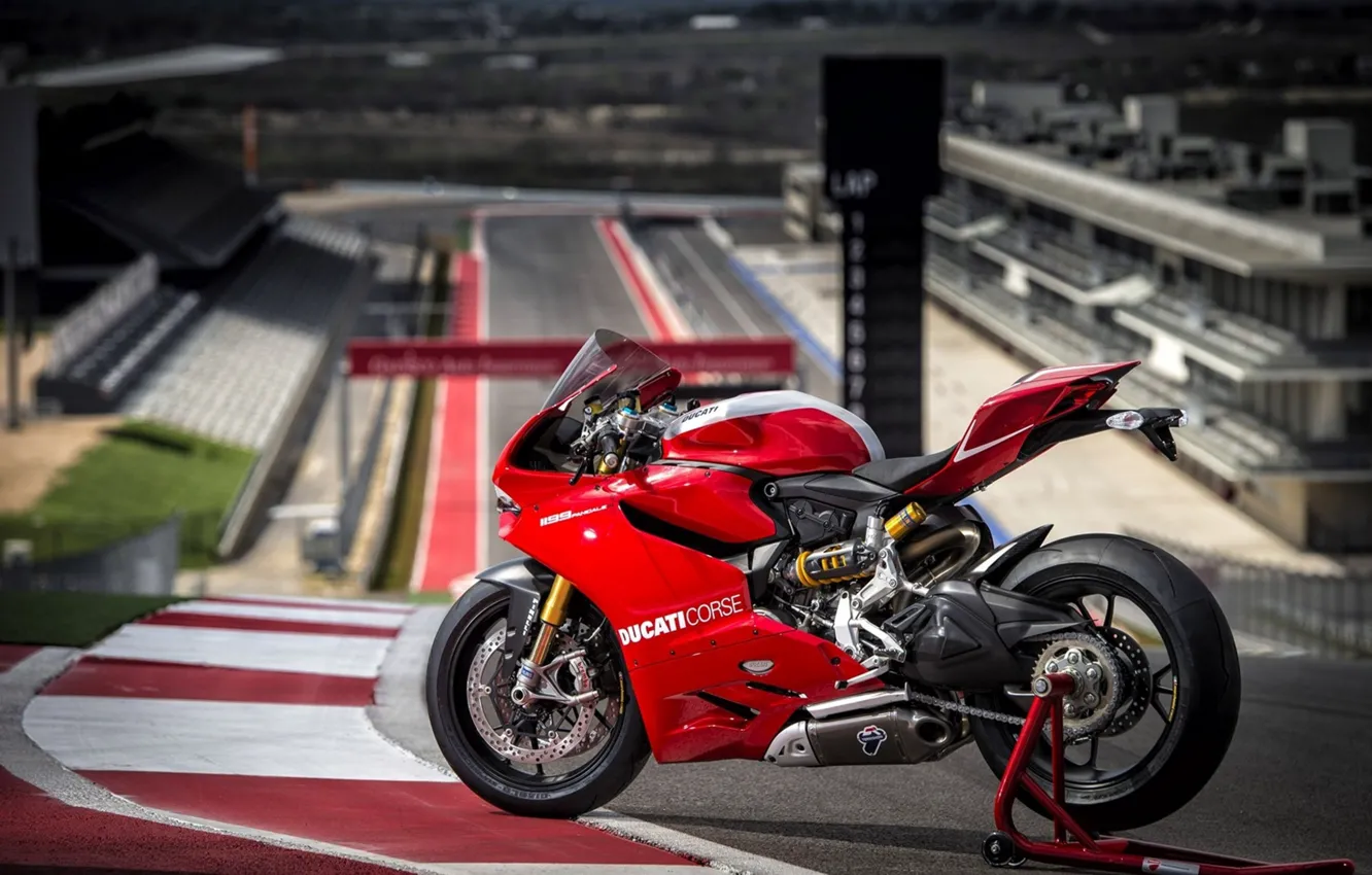 Photo wallpaper Red, Ducati, Wallpaper, Bike, Sport, Motorbike