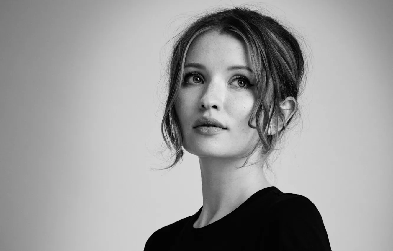 Photo wallpaper background, portrait, makeup, actress, hairstyle, black and white, beauty, photoshoot