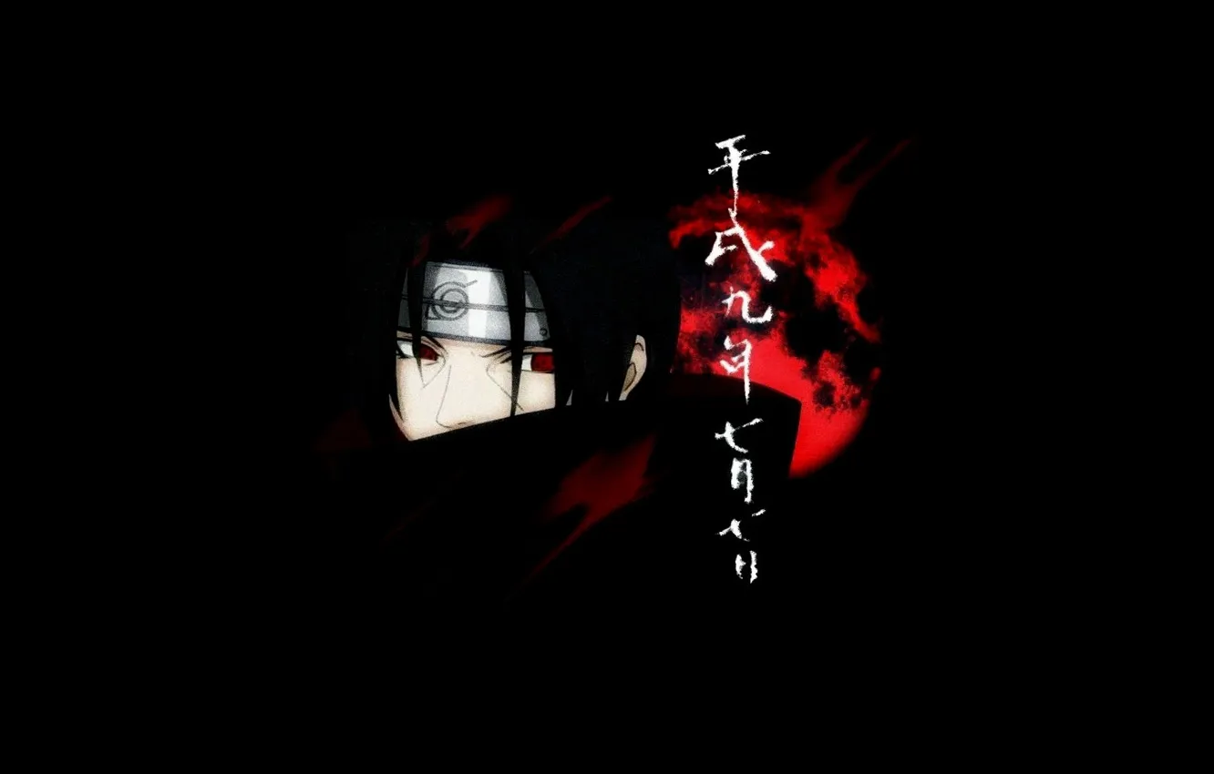 Photo wallpaper naruto, Itachi, dark. moon