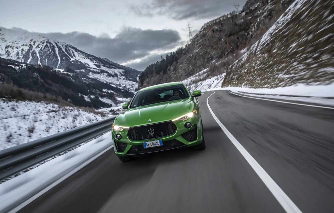 Photo wallpaper Maserati, Front, Levante, Maserati Levante Trofeo