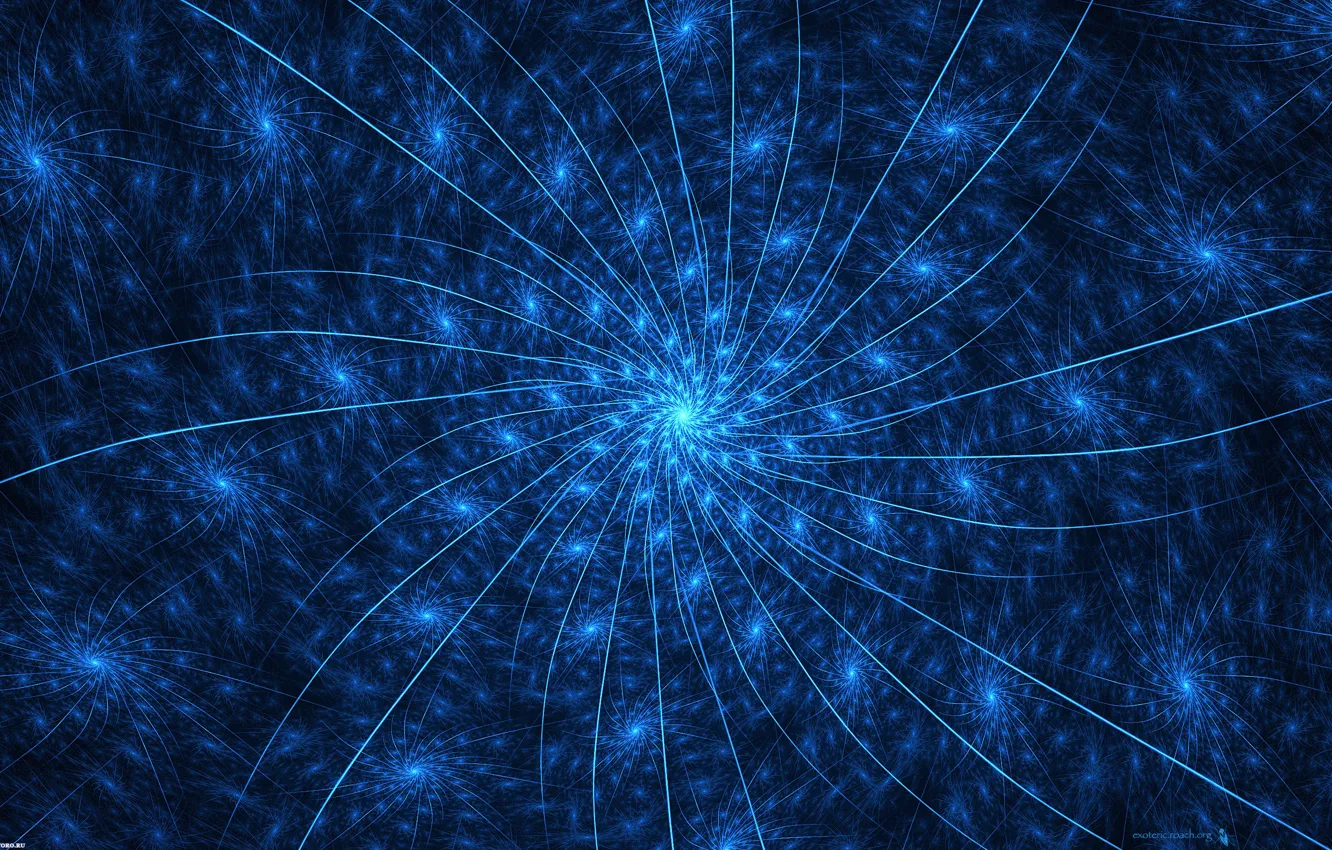 Photo wallpaper rays, light, pattern, spiral