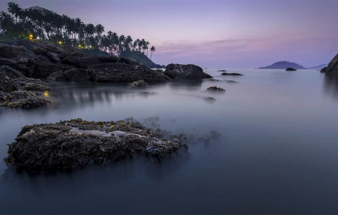 Photo wallpaper sea, landscape, India, Goa