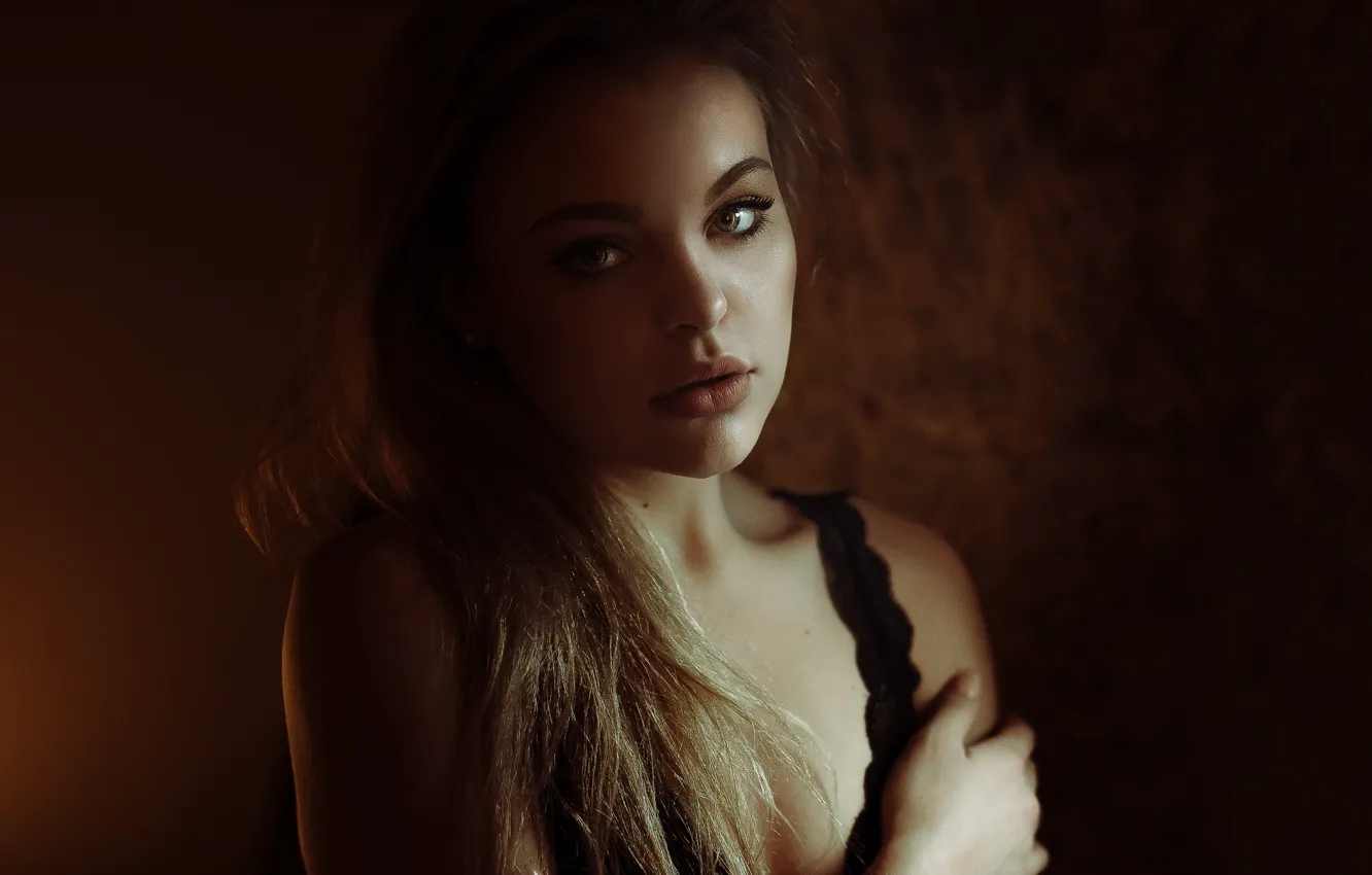 Photo wallpaper look, girl, portrait