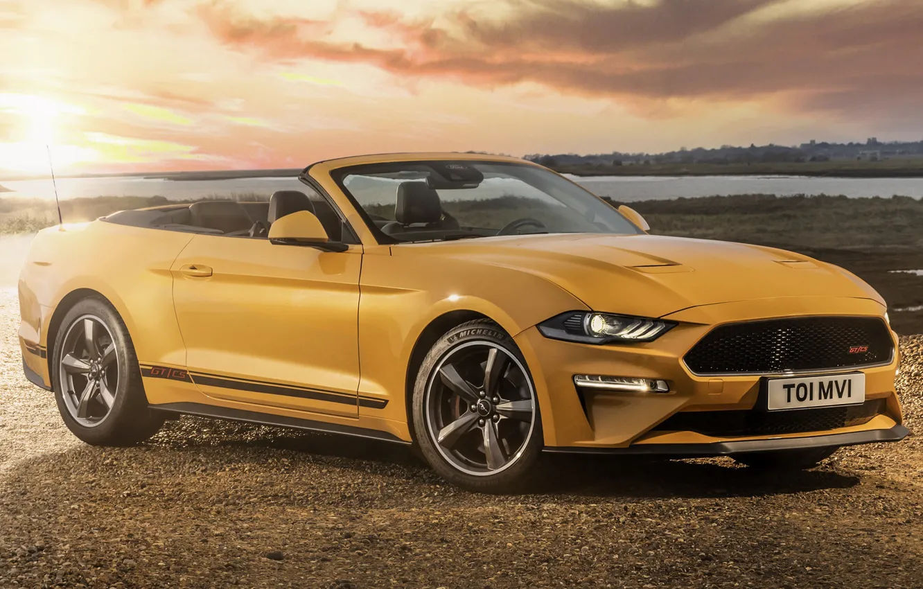 Photo wallpaper convertible, Convertible, Ford Mustang GT, California Special