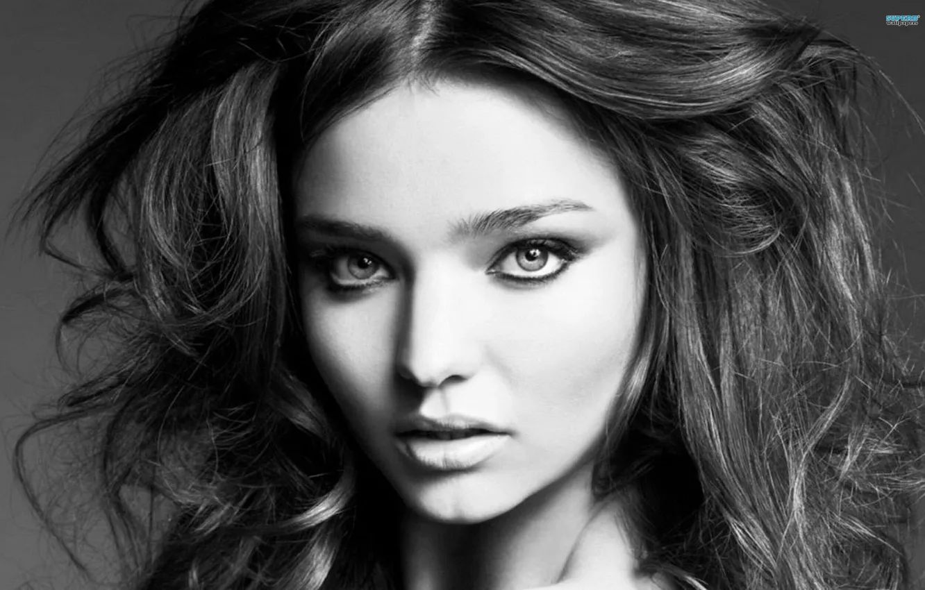 Photo wallpaper beautiful girl, miranda, flowing hair