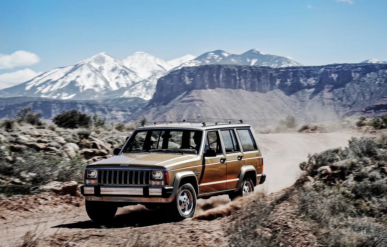 Photo wallpaper jeep, 1984, Jeep, Cherokee, Cherokee