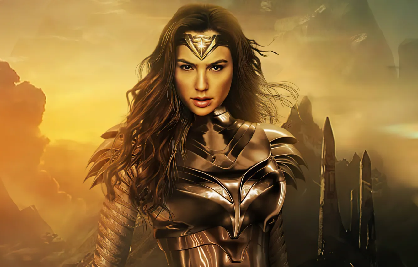 Photo wallpaper look, fiction, hero, costume, Wonder Woman, Gal Gadot, wonder woman