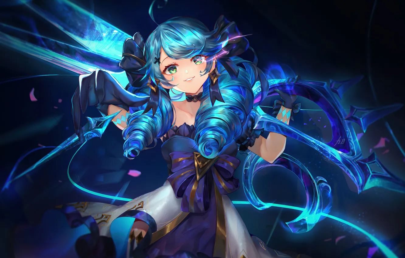 Photo wallpaper game, character, Gwen, character, League of Legends, LOL, League Of Legends, LOL
