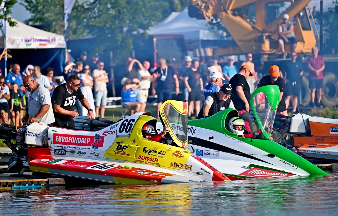 Photo wallpaper race, boat, speed