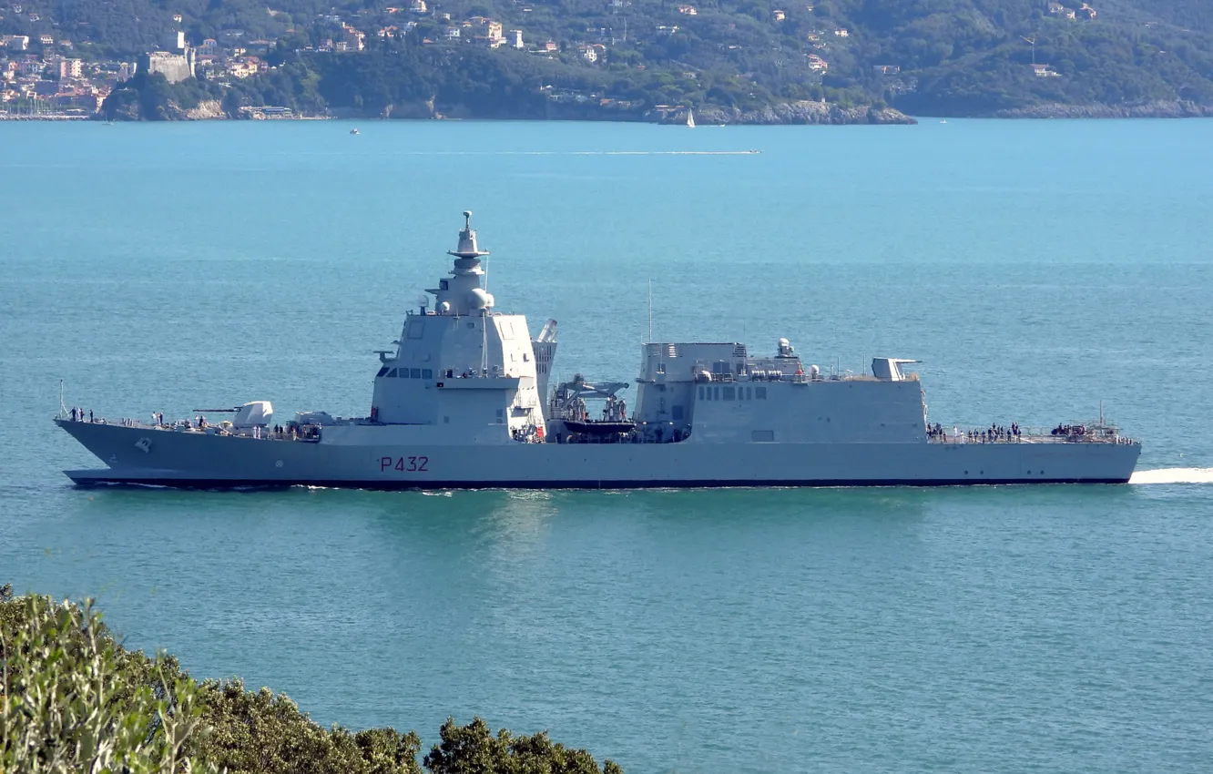 Photo wallpaper frigate, The Italian Navy, Raymond Montecuccoli