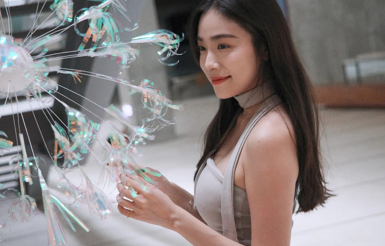 Photo wallpaper model, cute, person
