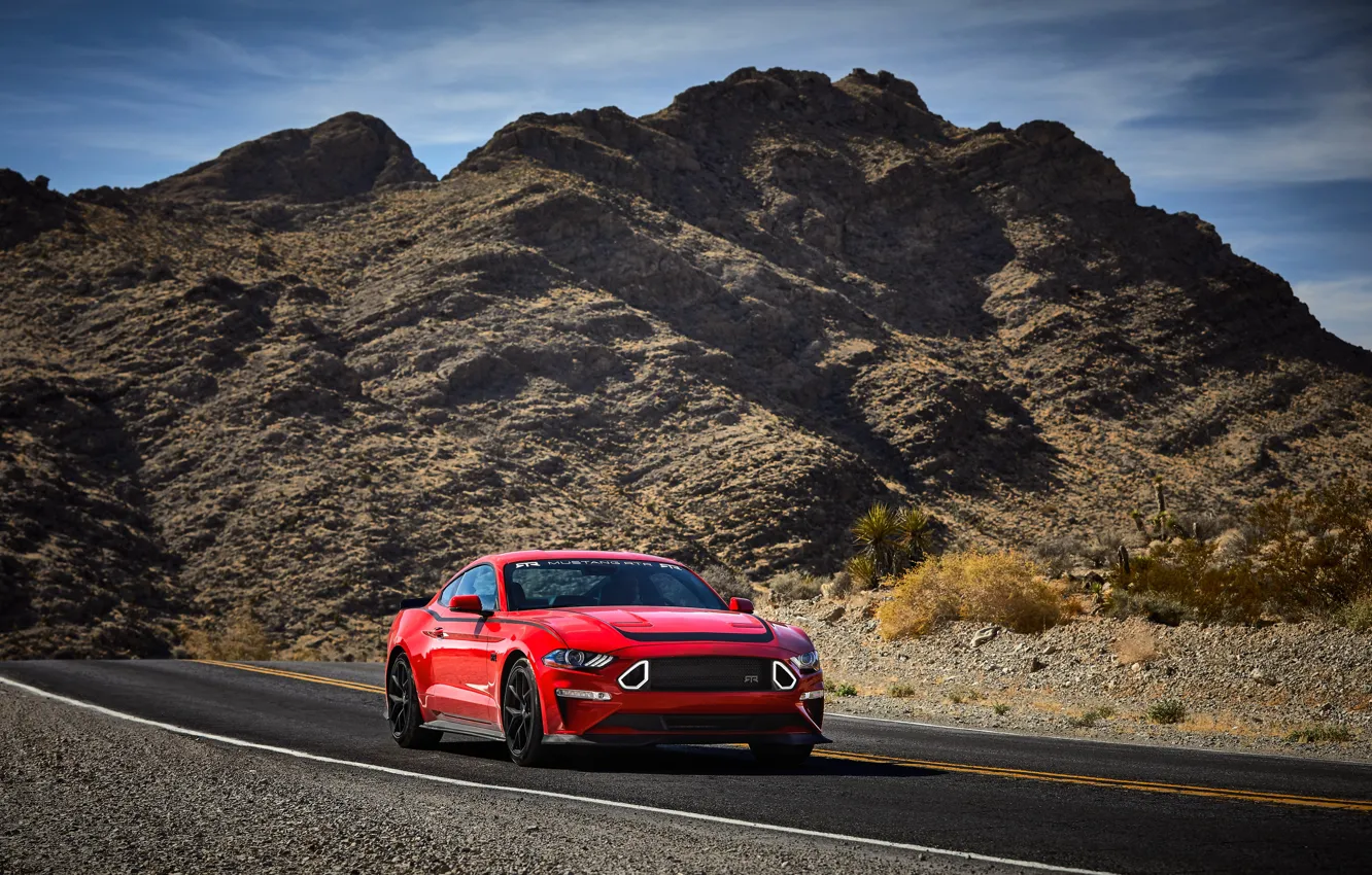 Photo wallpaper Mustang, Ford, 2019, SEMA 2018, Series 1 Mustang RTR