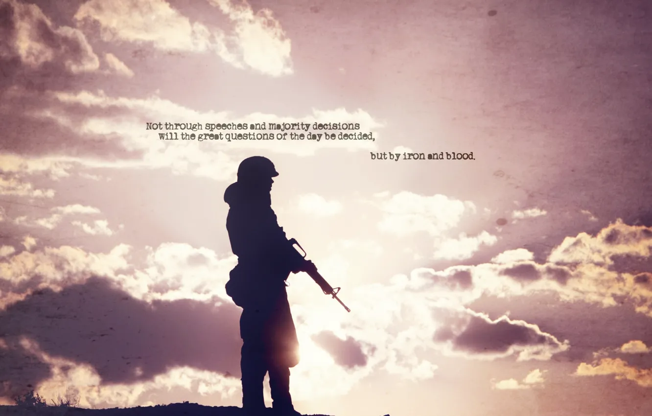 Photo wallpaper the sky, photo, weapons, background, the inscription, Wallpaper, soldiers
