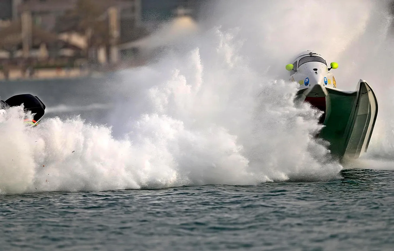 Photo wallpaper race, boat, speed