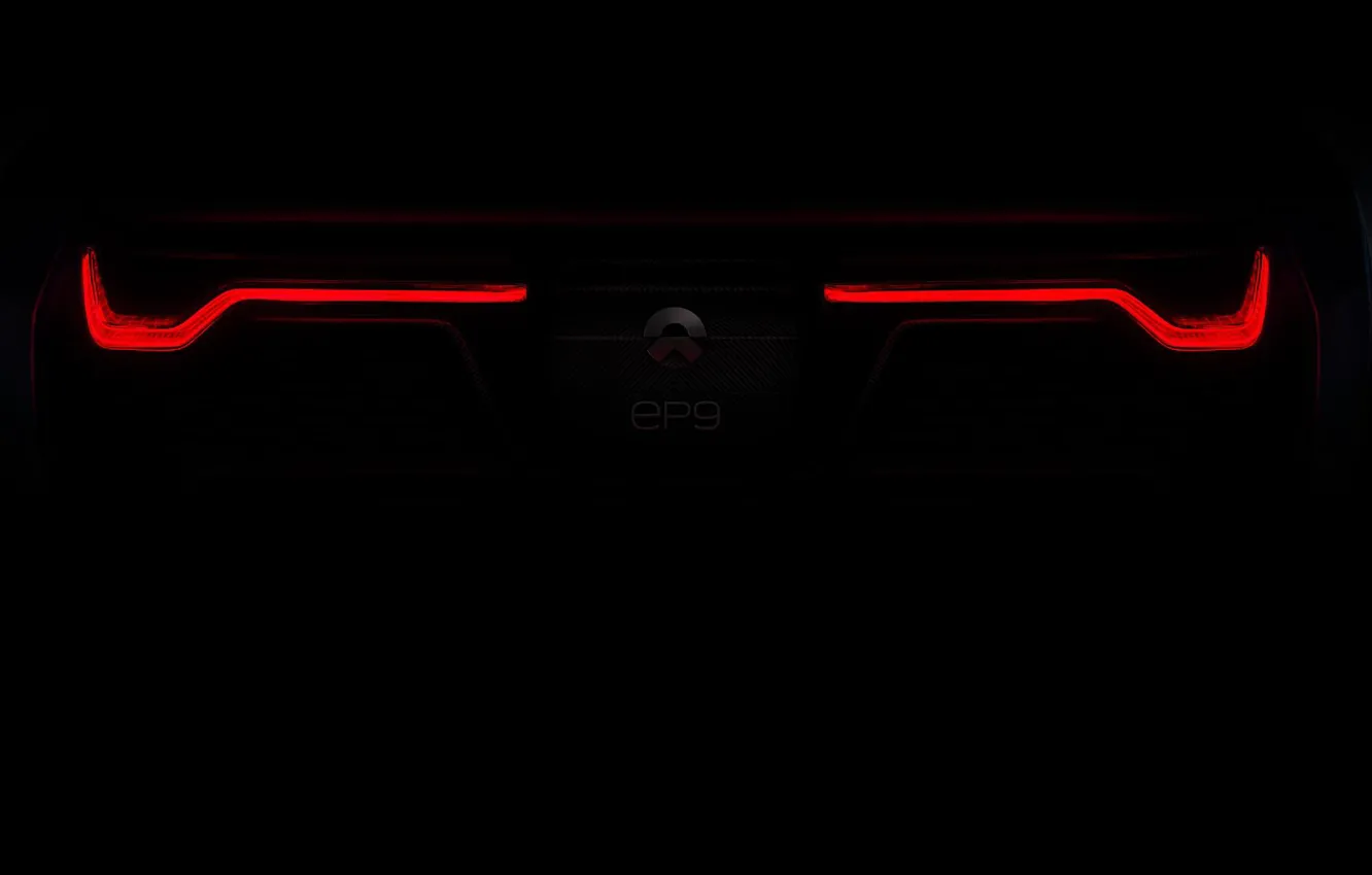 Photo wallpaper lights, sports car, rear, EP9