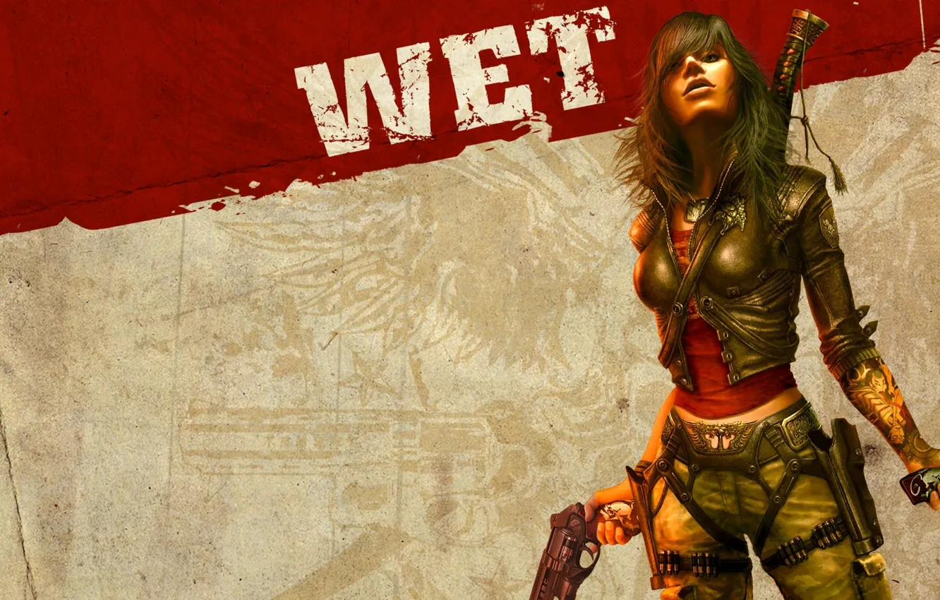 Photo wallpaper the game, wet, Ruby