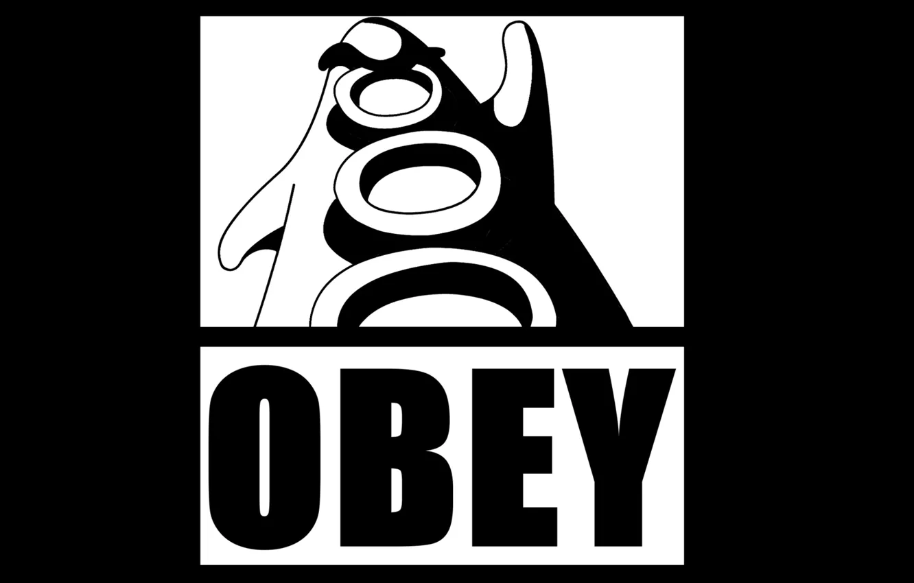Photo wallpaper obey, LucasArt, Day of the Tentacle