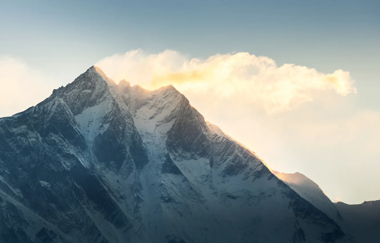 Photo wallpaper snow, mountains, Nepal, Lhotse