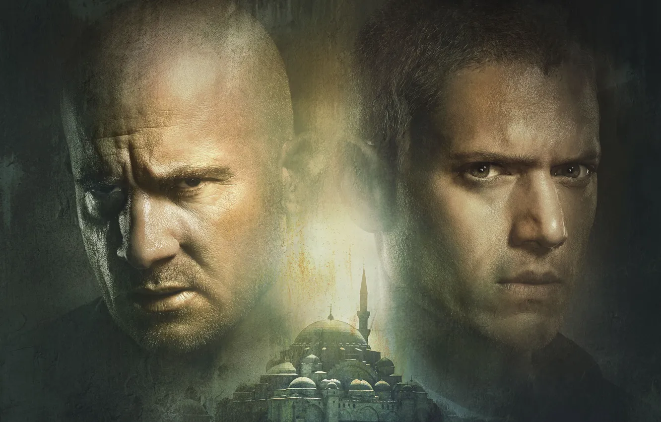 Photo wallpaper Prison Break, brothers, Dominic Purcell, Michael Scofield, Lincoln Burrows, tv series, Yemen, Season 5