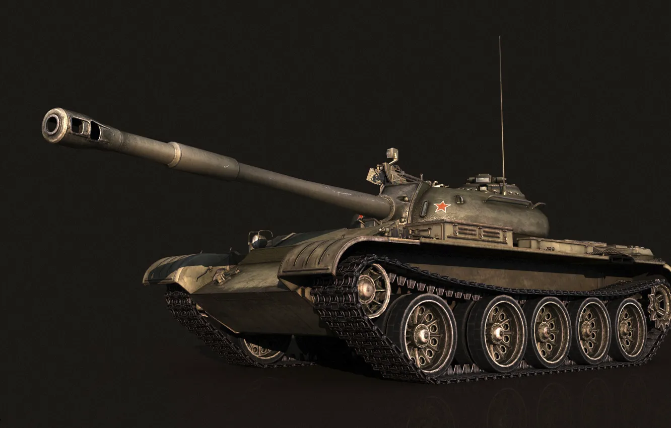 Photo wallpaper tank, USSR, USSR, tanks, render, T-54, WoT, World of tanks