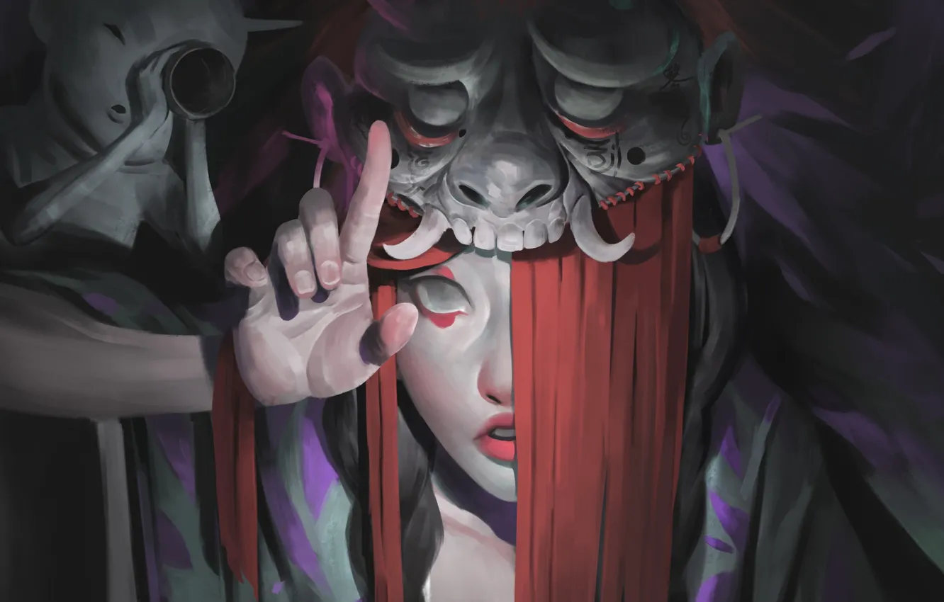 Photo wallpaper witch, shaman, Zeen Chin, imp, imps, I know you can see me