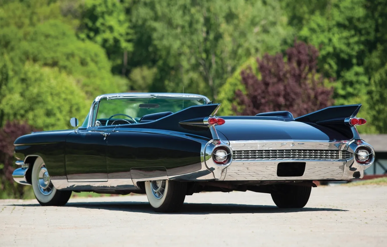 Photo wallpaper Eldorado, Cadillac, Eldorado, classic, rear view, 1959, Cadillac, Biarritz