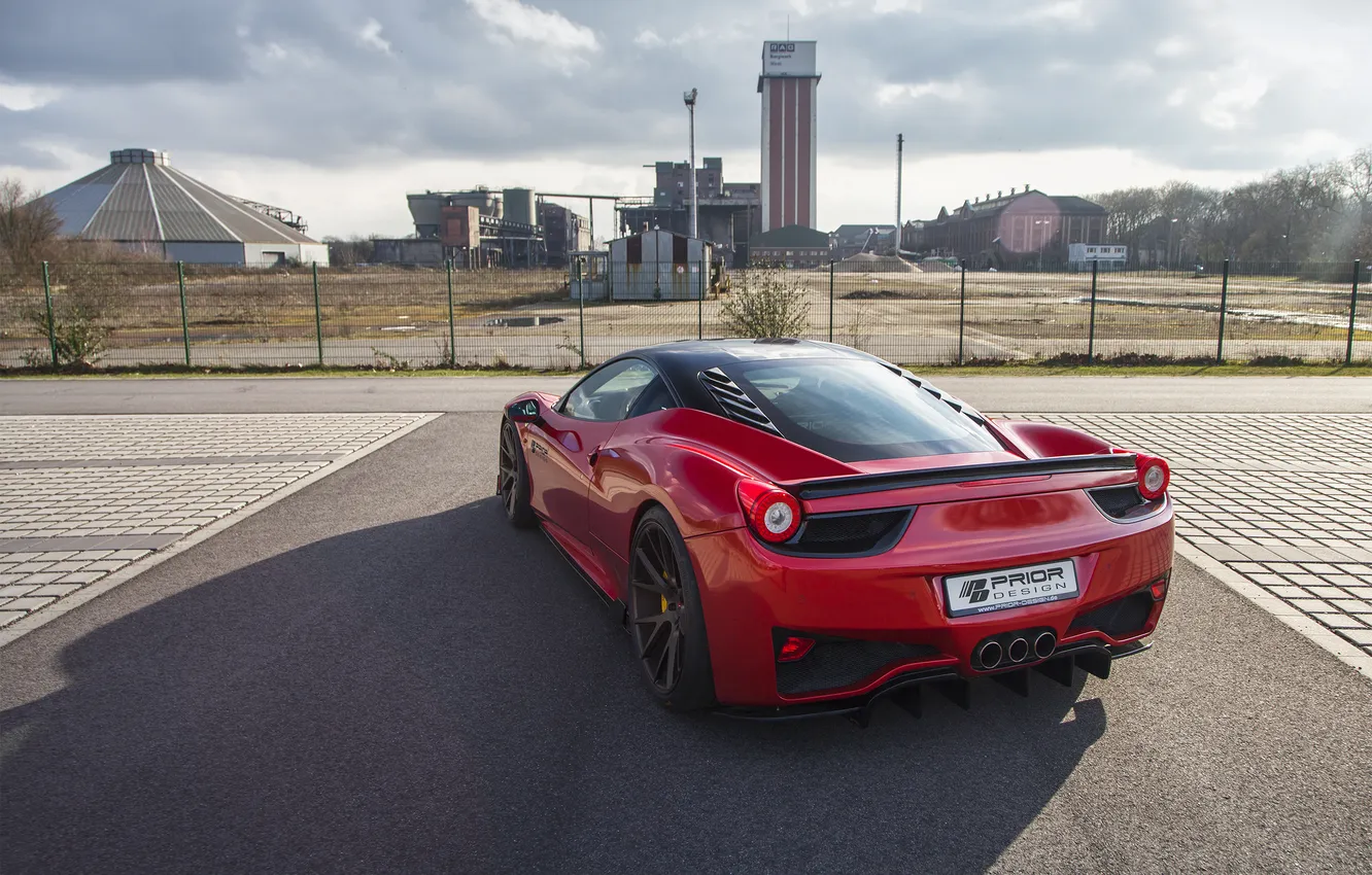 Photo wallpaper Ferrari, Ferrari, 458, Italia, Prior-Design, PD458