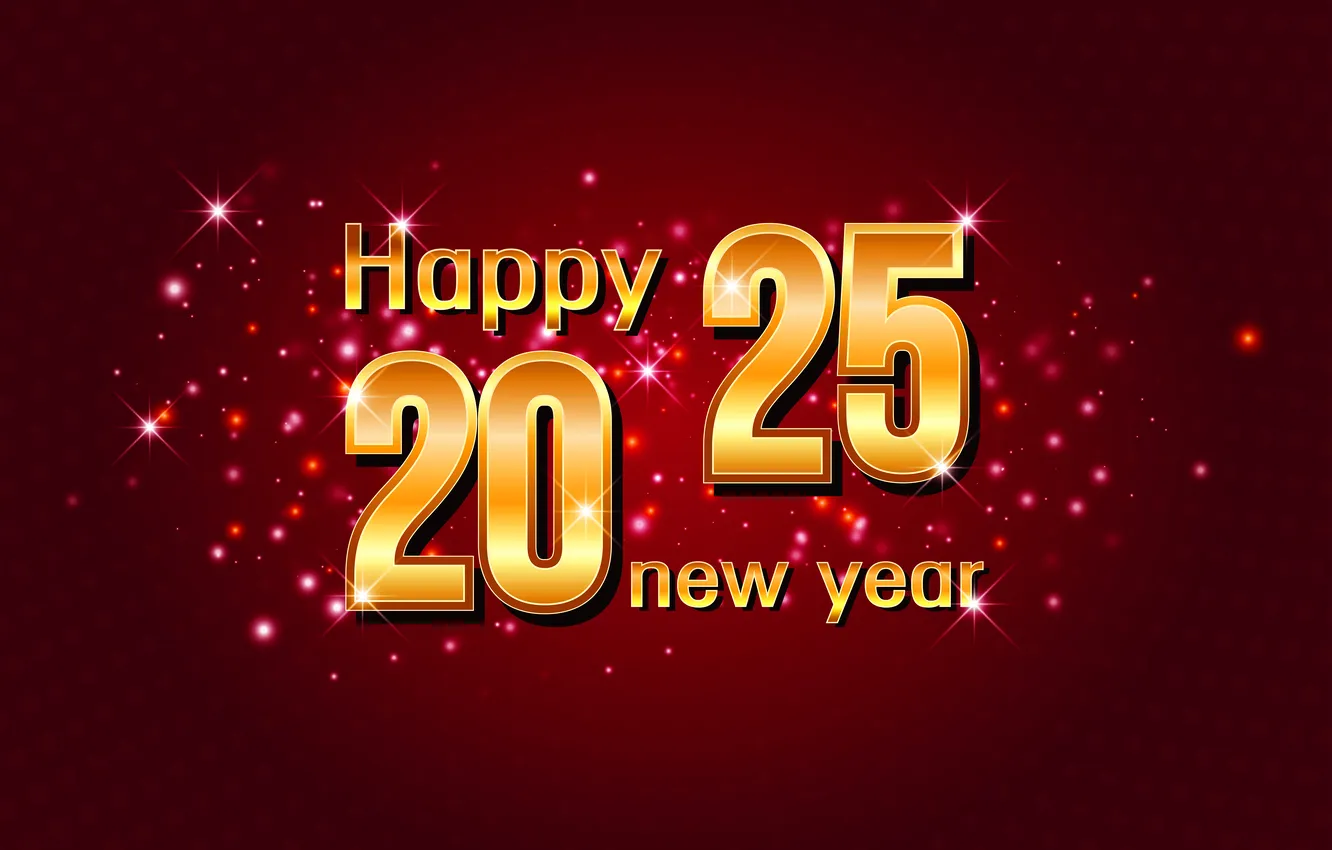 Photo wallpaper light, lights, lights, the inscription, vector, figures, New year, stars