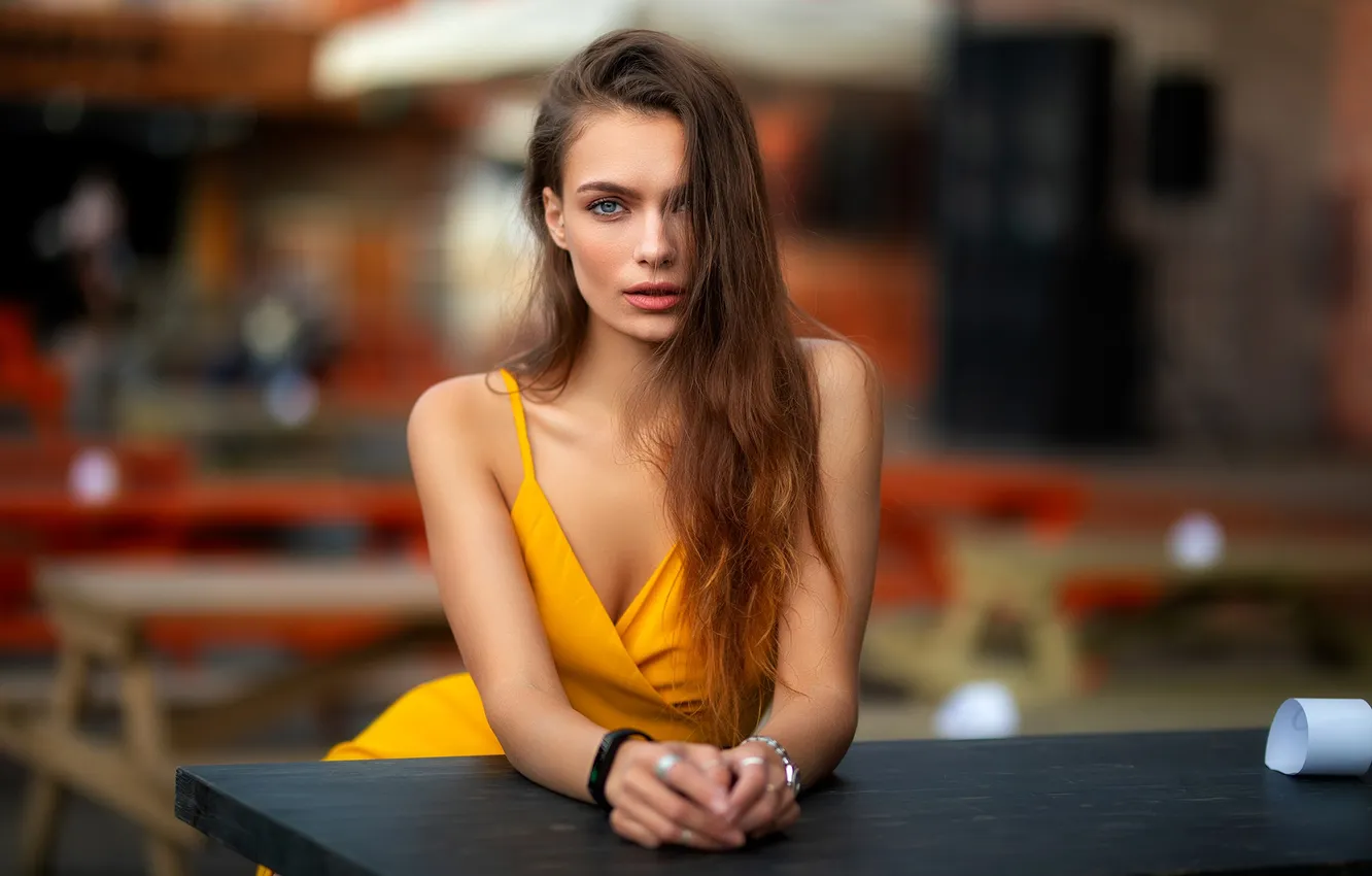 Photo wallpaper girl, sweetheart, model, Watch, Wallpaper, brown hair, beautiful, Sexy