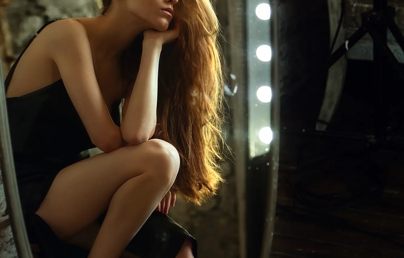 Photo wallpaper feet, model, hair, hip, Irina Nikeeva