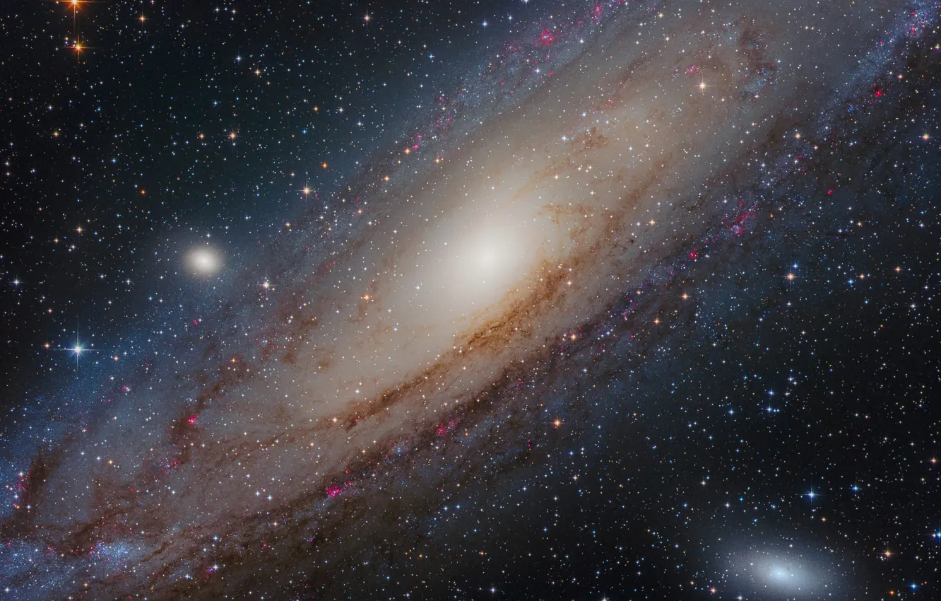 Photo wallpaper the sky, space, stars, the universe, galaxy, space, astrophotography