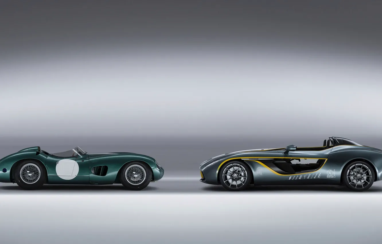 Photo wallpaper Concept, retro, Aston Martin, sport, race, the car, Speedster, CC100