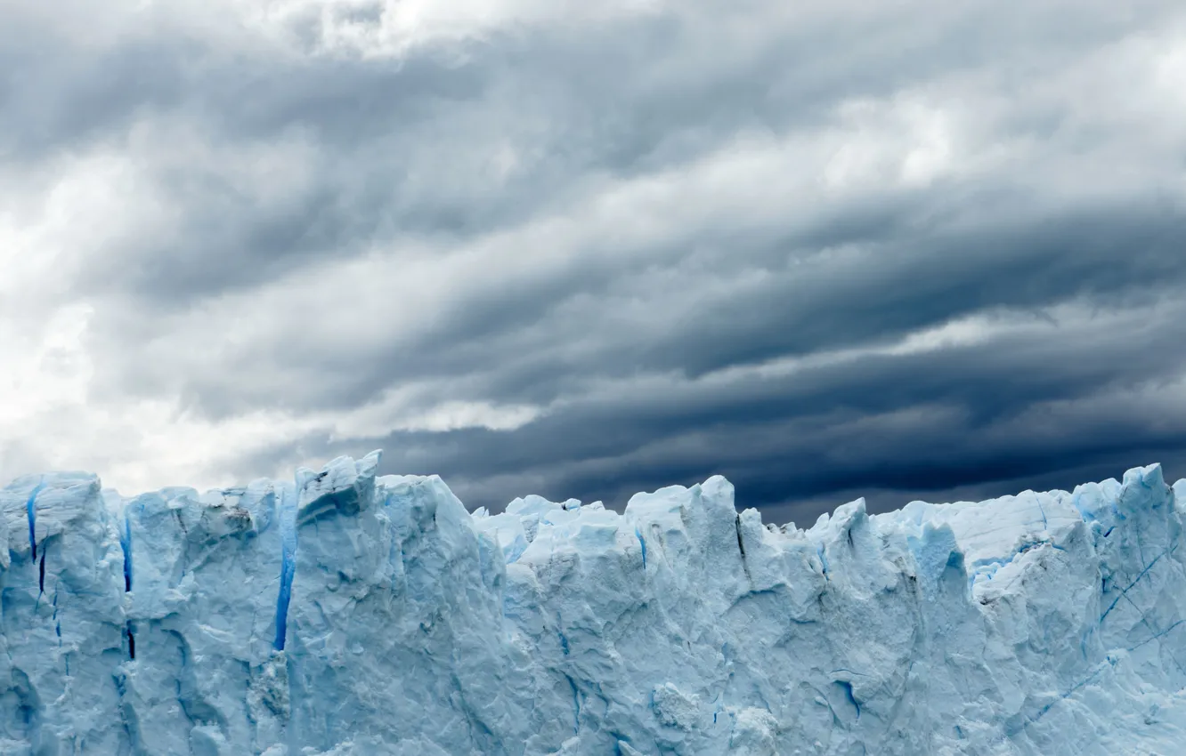 Photo wallpaper winter, the sky, snow