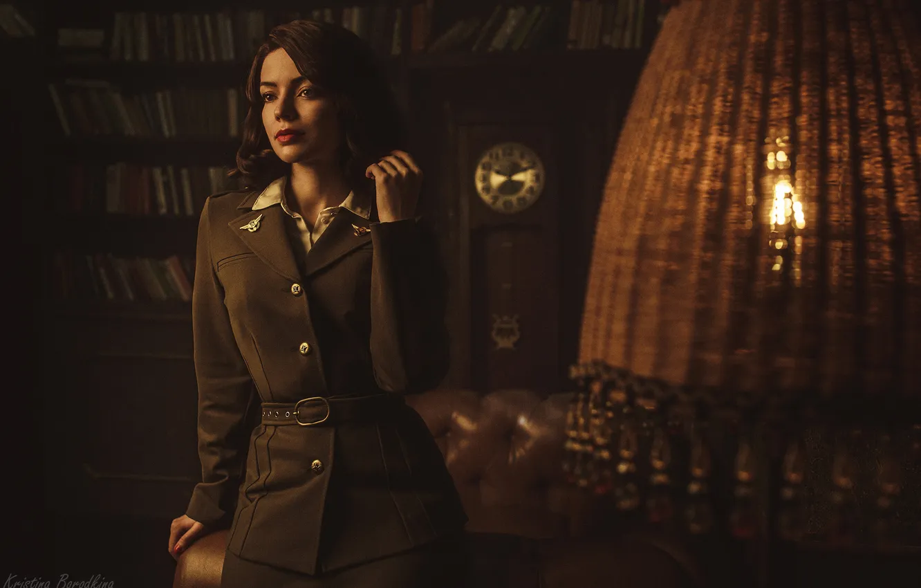 Photo wallpaper girl, model, photoshoot, Catherine Semadeni, Kristina Borodkina