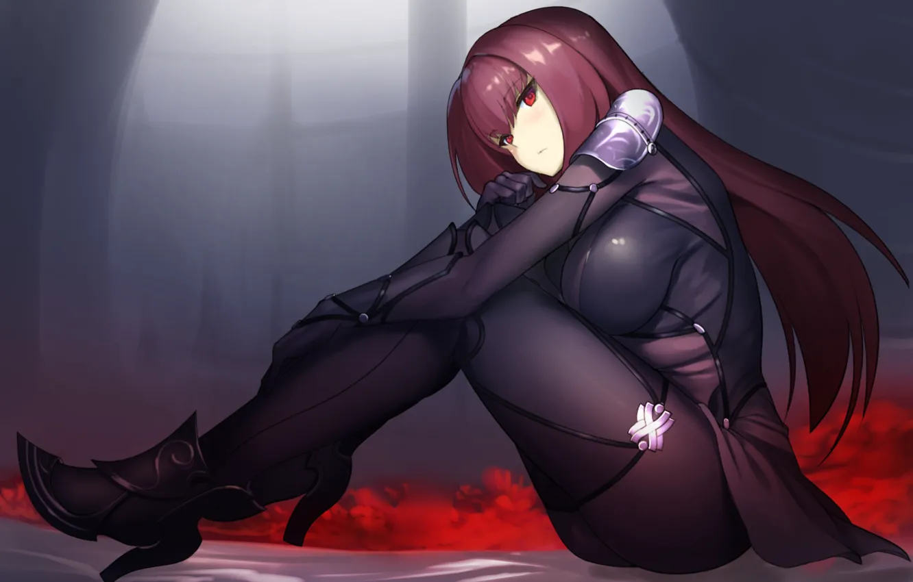 Photo wallpaper girl, pose, sitting, Fate / Grand Order, The destiny of a great campaign