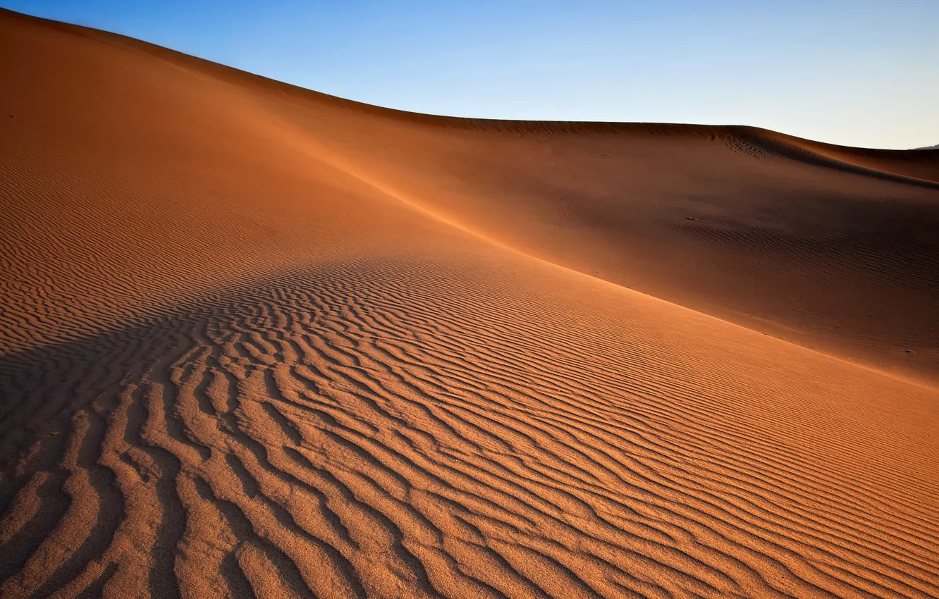 Photo wallpaper sand, the sky, nature, the dunes, desert, dunes