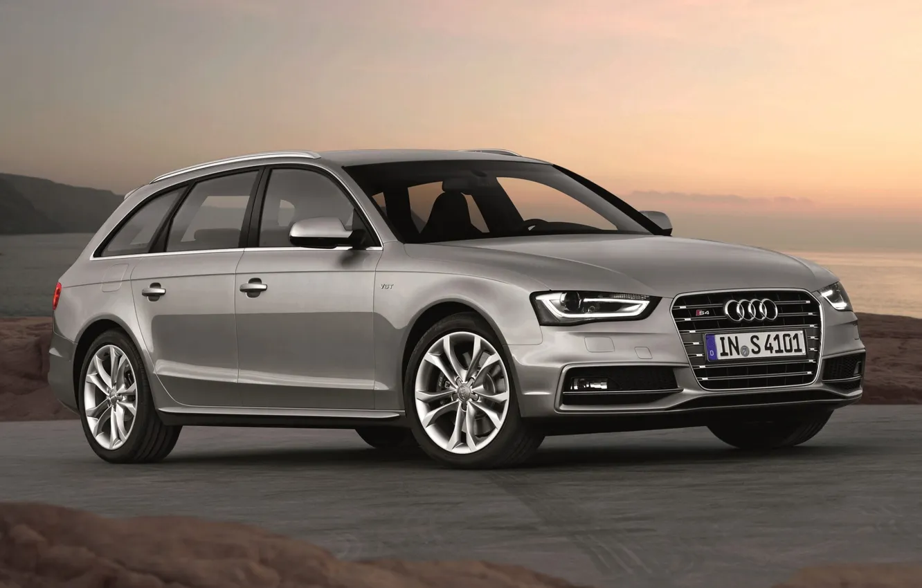 Photo wallpaper the sky, grey, Audi, Audi, the front, universal, Before, Avanti