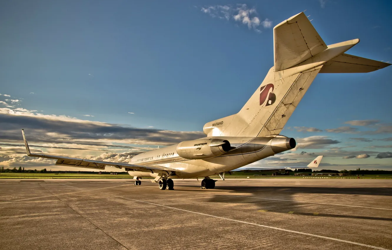 Photo wallpaper aviation, the plane, Boeing 727