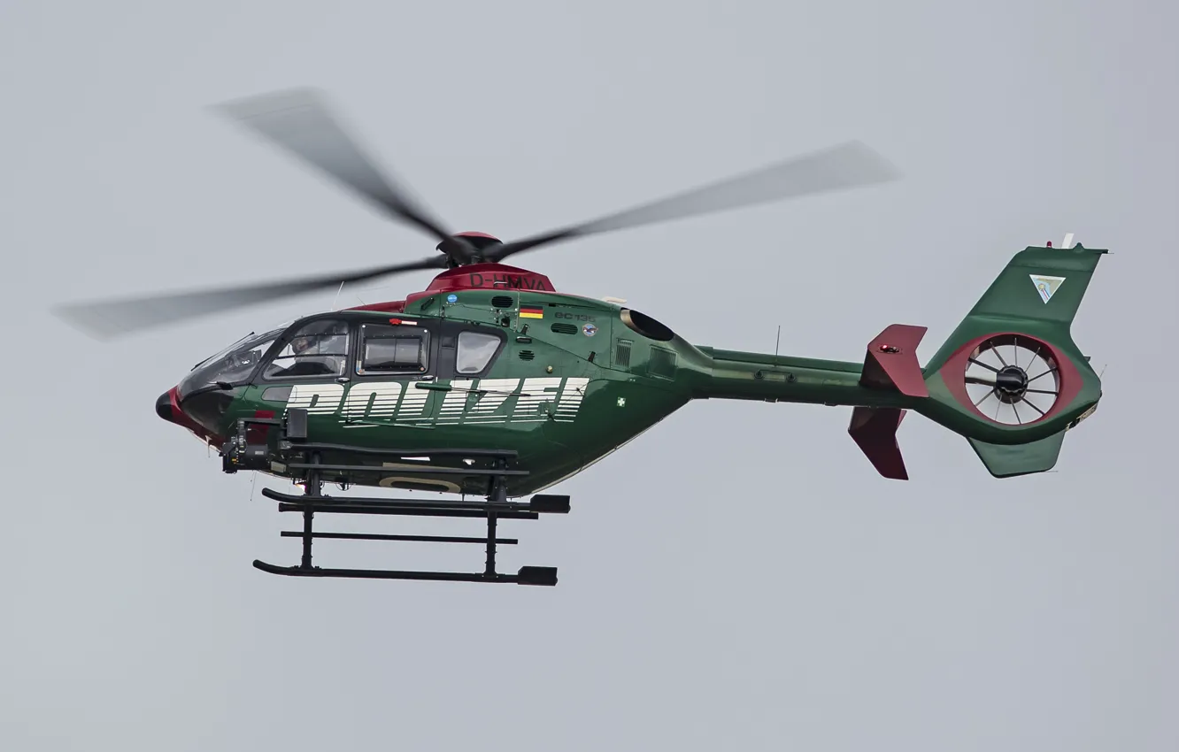 Photo wallpaper flight, helicopter, Eurocopter, EC135P.1