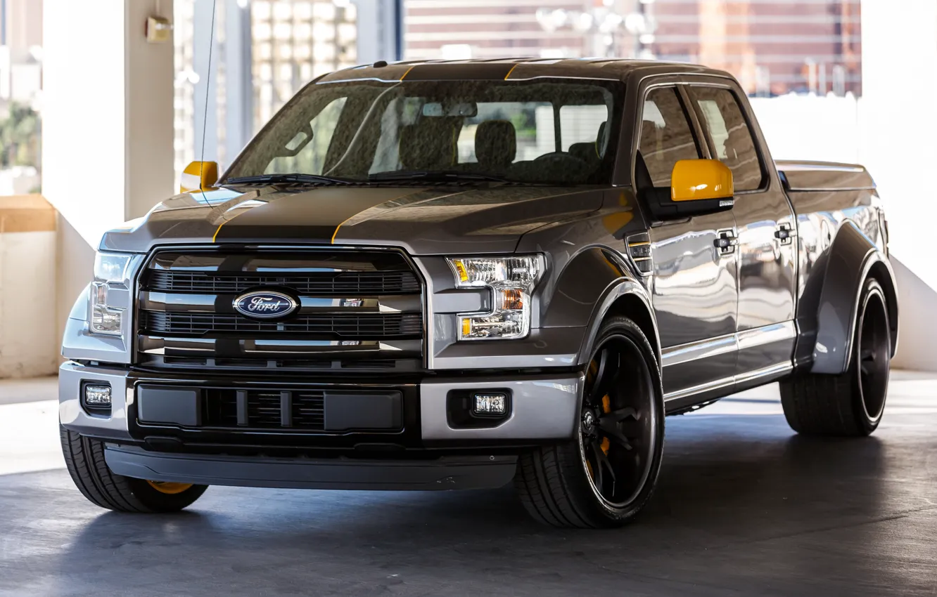 Photo wallpaper Ford, 2014, SEMA 2014, Ford F-150, TSDesigns, Widebody King