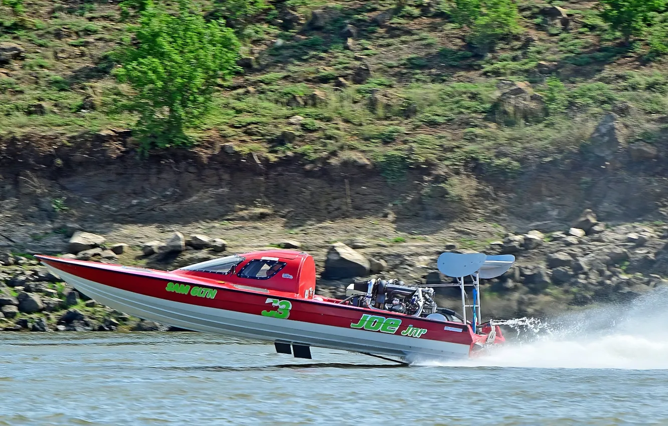 Photo wallpaper speed, boats, races