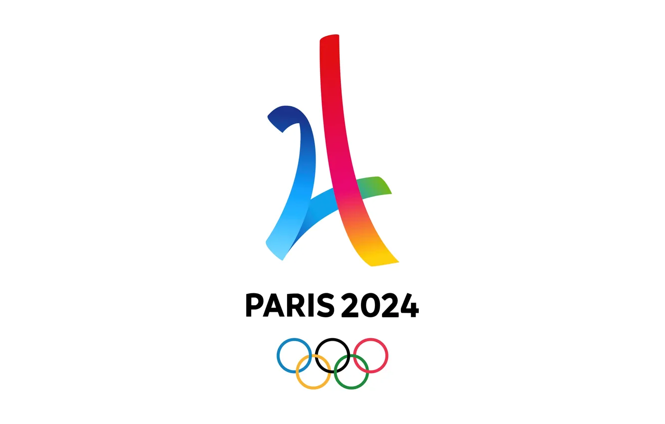 Photo wallpaper sport, France, Paris, Paris, Logo, France, White Background, 2024