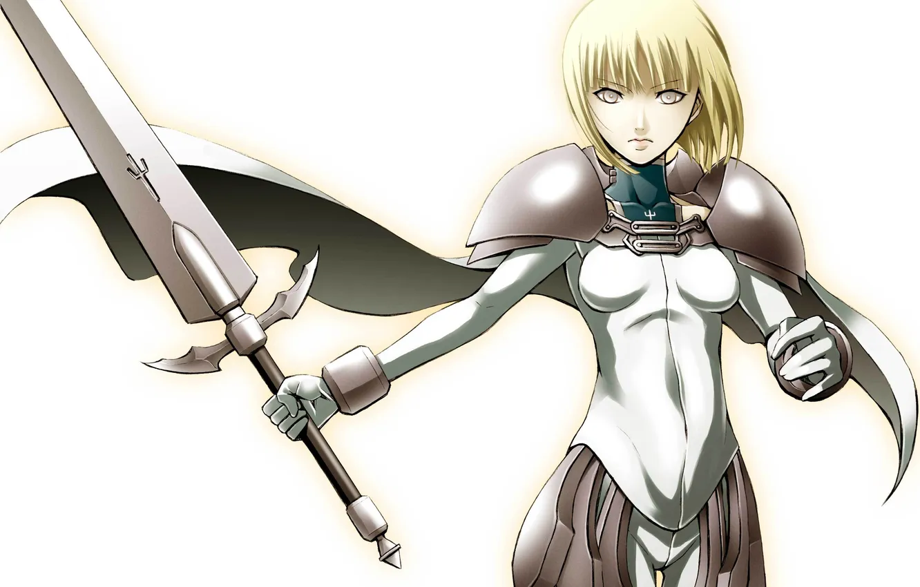 Photo wallpaper girl, sword, anime, manga, Claymore, Yagi, Norihiro, Clare