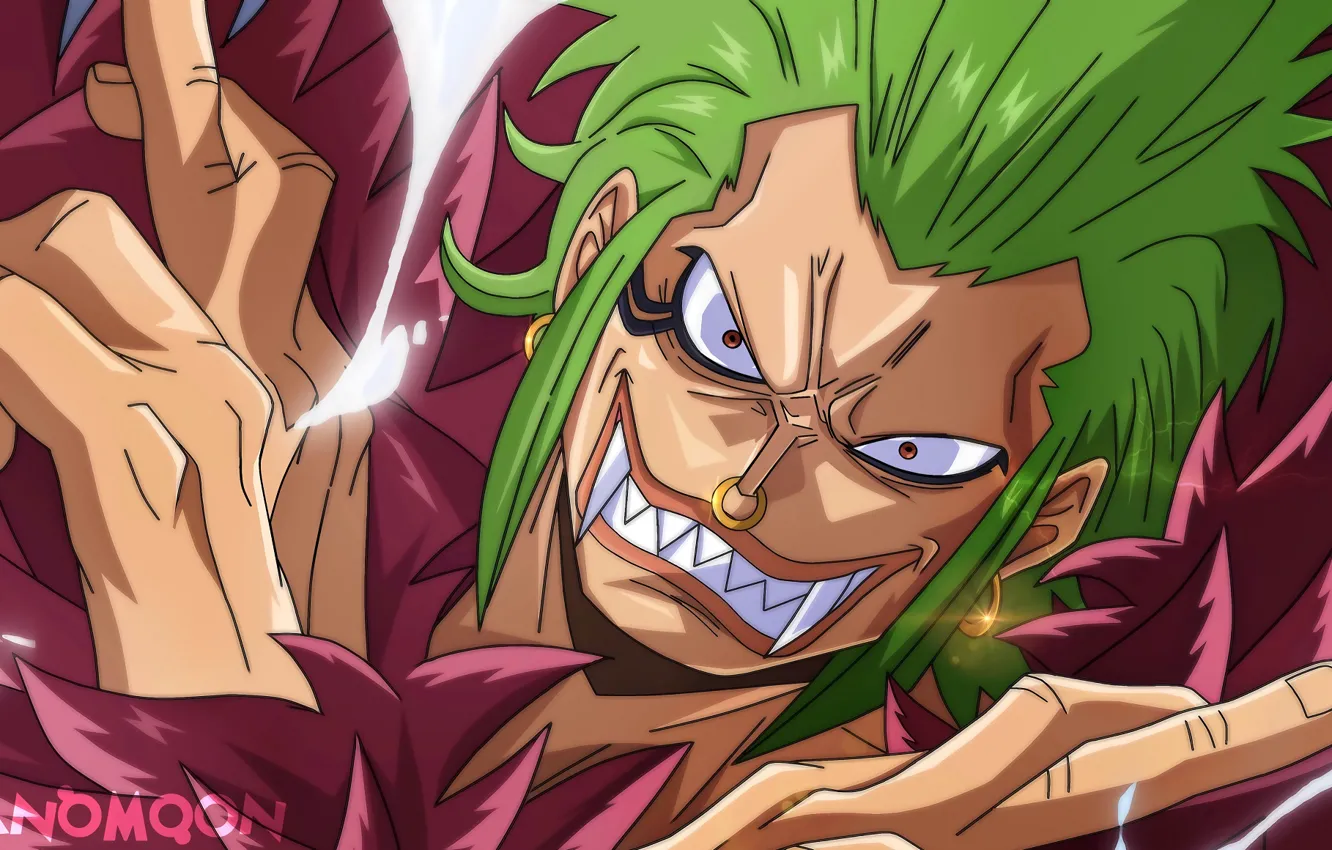 Photo wallpaper pirate, fangs, One Piece