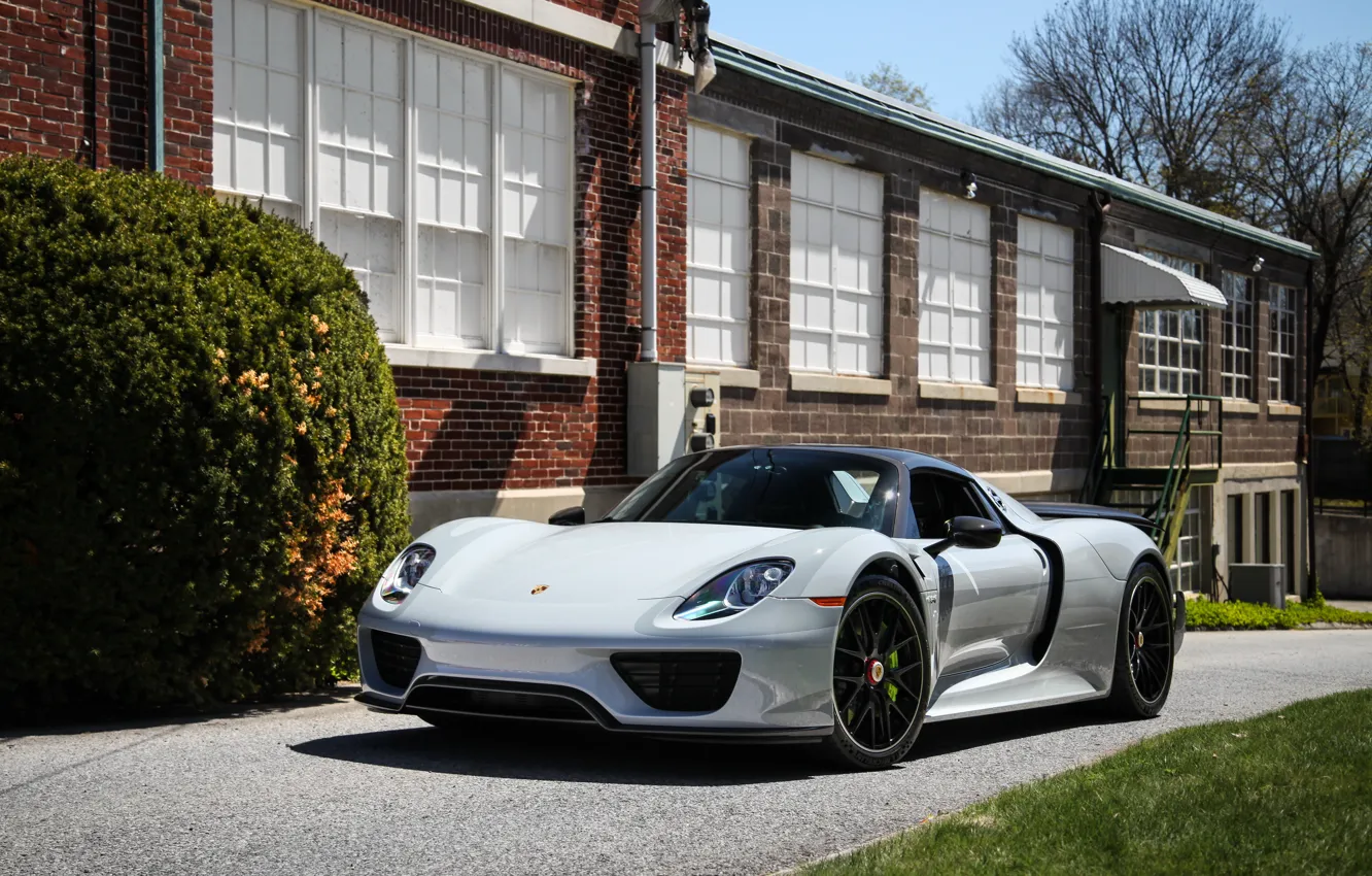 Photo wallpaper porsche, 918, hybrid, spyder