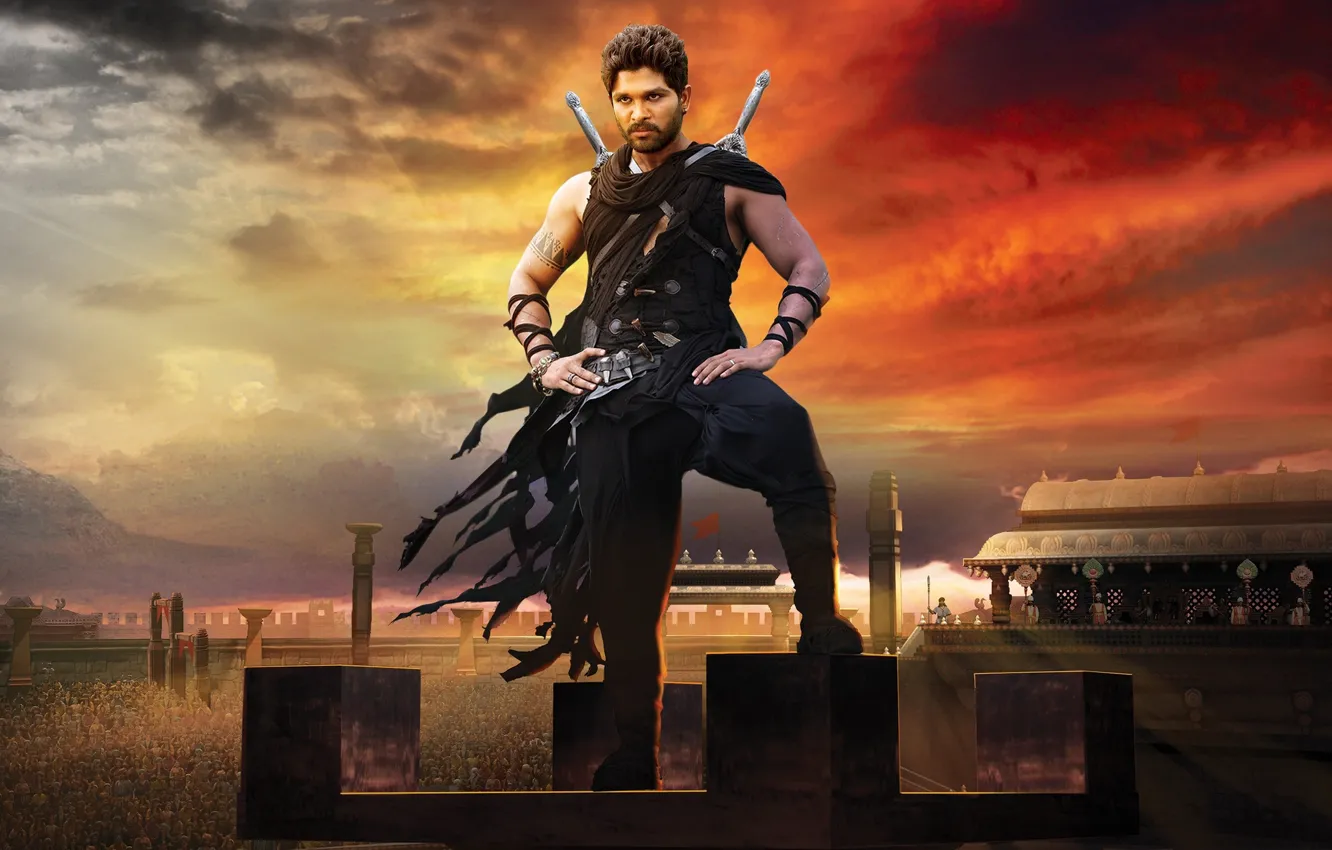 Photo wallpaper cinema, sword, wall, soldiers, armor, war, dust, man