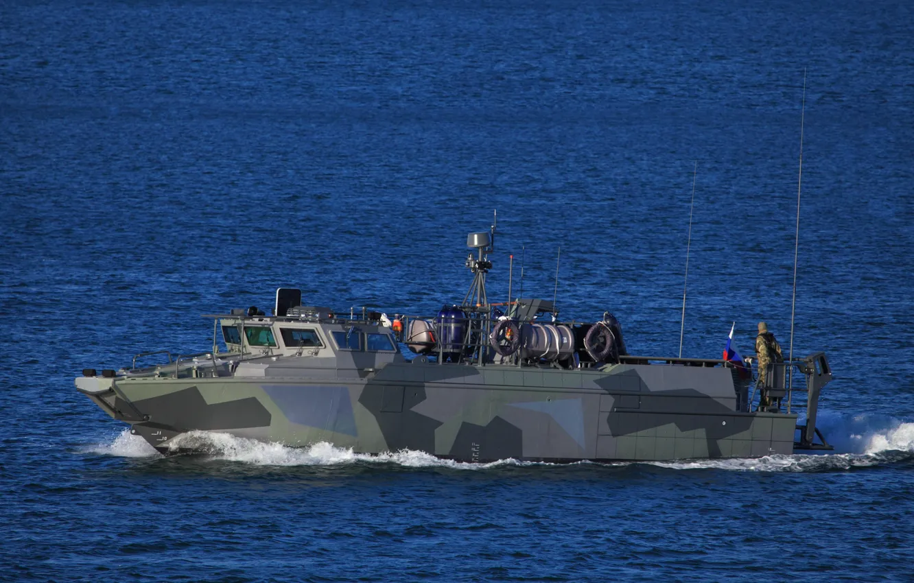 Photo wallpaper boat, Navy, combat, purpose, special